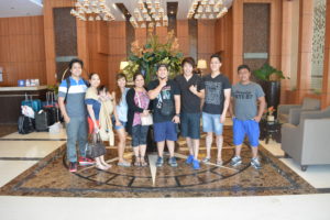At the Lobby of Harold's Hotel Cebu